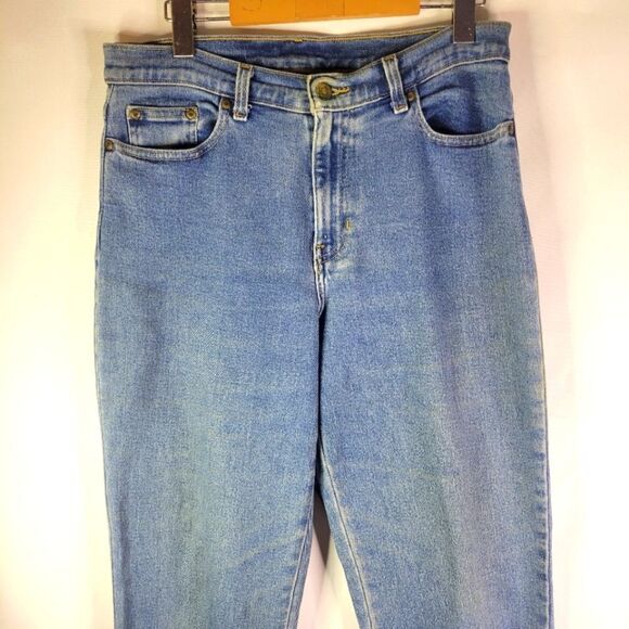 Style & Co Classic Cotton Blue Straight Leg Jeans - Picture 2 of 13